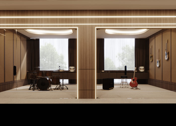 Nauma-Interlomas-Areas comunes-Salon de musica